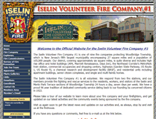 Tablet Screenshot of iselinfire.com